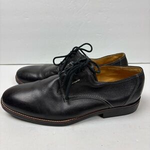 Sandro Ransom Mens Size 10.5D Leather Lace Up  220099 Black Comfort Dress Shoes
